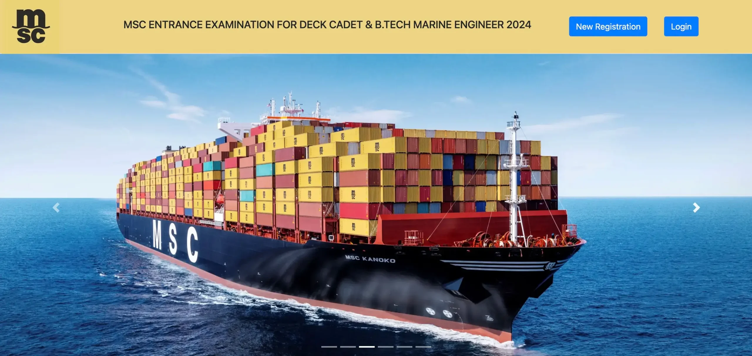 MSC Shipping Entrance Exam 2024 (Deck Cadets & TME): Registration, Exam Date, Syllabus, Eligibility